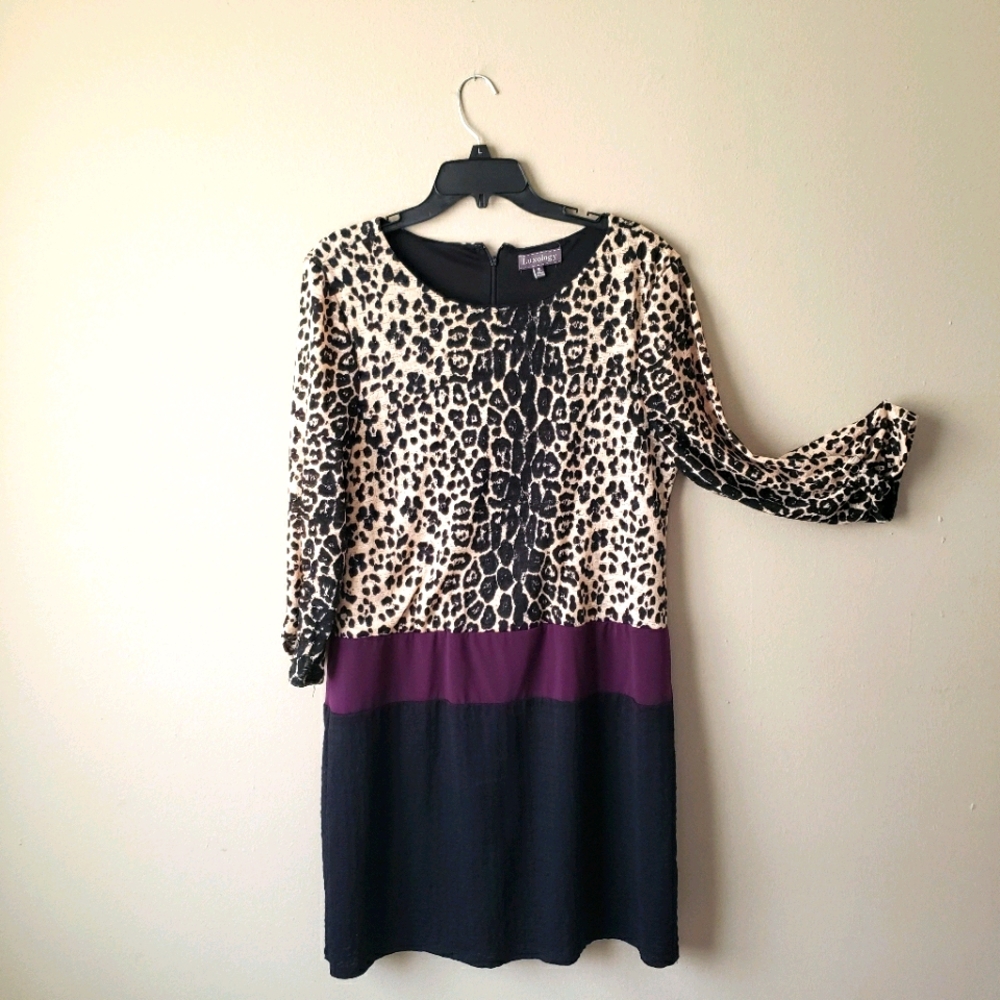 Ladies cheetah print dress